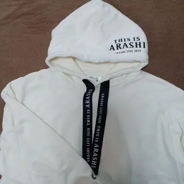 ARASHI LIVE 2020 후드 부착 후드티