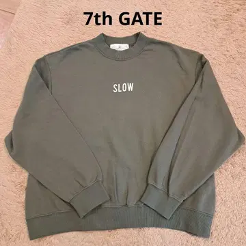 7th GATE 오버 사이즈 맨투맨 크루넥 트레이닝복