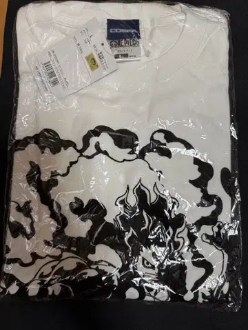 원피스 루피 기어 4 화이트 티셔츠 블랙 그래픽 프린트