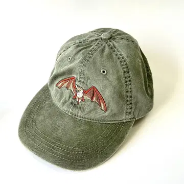 USA 박쥐 기업계 트래커 캡 자수 빈티지 구제 의류