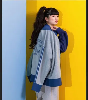 니코앤드 모드 노르 코어 루즈 트랙 라인 블루종