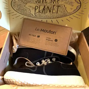 LeMouton 루문톤 메이트 스니커즈 경량 25.0cm 블랙