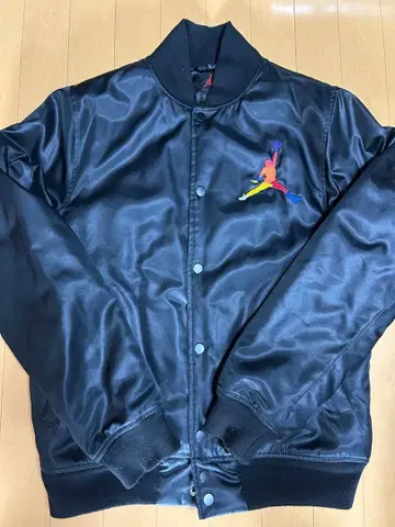 조던 블랙 바시티 자켓 S 사이즈