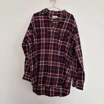 J.CREW 플란넬 셔츠 M 사이즈 네이비/레드 체크