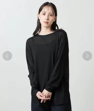 MARW* 시어 롱 슬리브 티셔츠