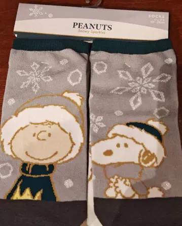 USJ 스누피 2025 크리스마스 삭스