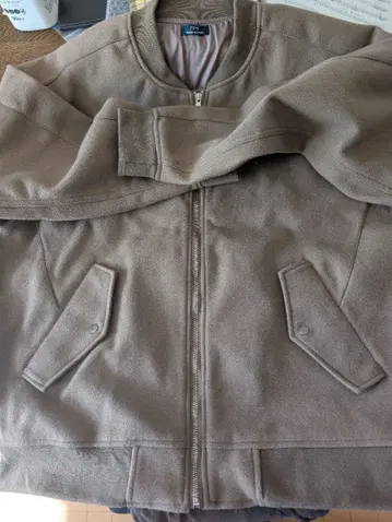 브라운 플리스풍 집업 자켓