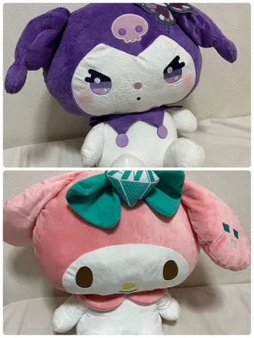 마이멜로디와 쿠로미 봉제 인형