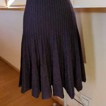 보라색 리브 플레어 스커트, 에트로, 니트