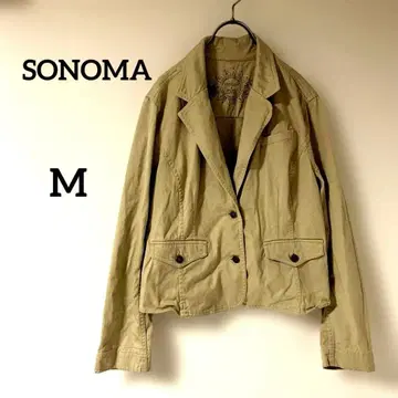 SONOMA 베이지 버튼 자켓 [ M ] 숏 기장