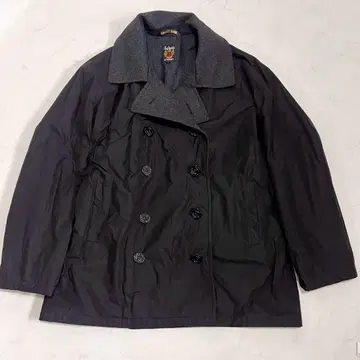 Schott 샷 P 코트 블루종 더블 블랙 충전솜 5L 빅 사이즈