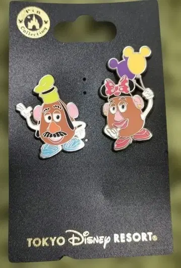 핀 배지 2개 세트 포테이토 헤드