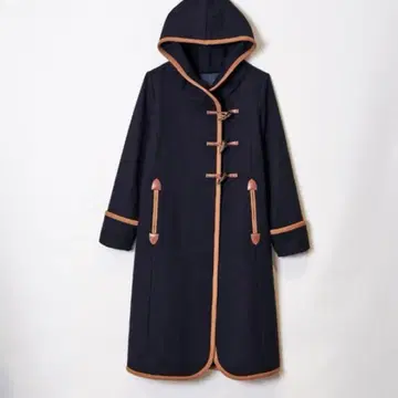 레이디 아젤 파이핑 더플 코트