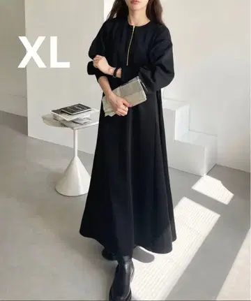 [GeeRA] 앞뒤 2way 하프 지퍼 원피스 XL