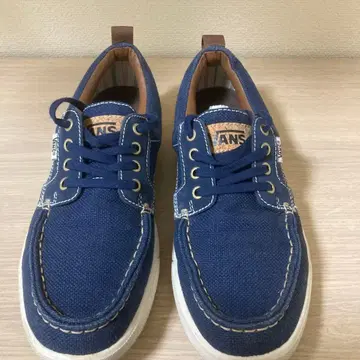 VANS 네이비 캔버스 스니커즈