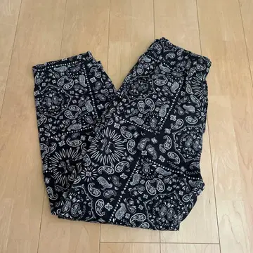 쿠쿠맨 cook man 페이즐리 셰프 팬츠 L