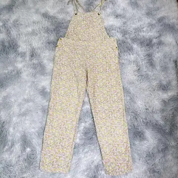 rivet&surge 살로펫 오버롤 꽃무늬 얇은 소재 코튼