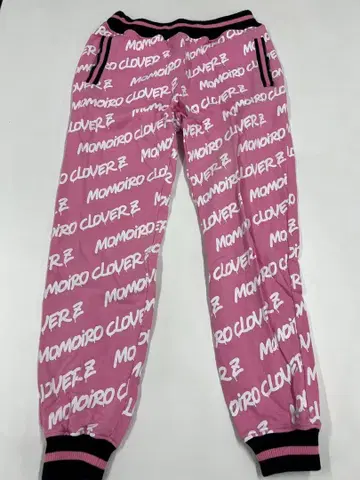 모모쿠로 공식 스웨트 팬츠 사사키 아야카 아-링 핑크 S 사이즈