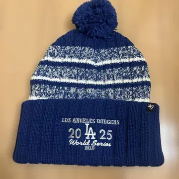 [ X'mas세일 ] 다저스 월드 시리즈 우승 기념 니트 모자