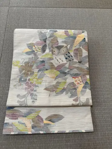 올빼미 쓰즈레 오비 쓰즈레 오비 후쿠로 오비