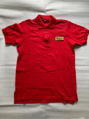 페라리 328 빨간색 피케 셔츠