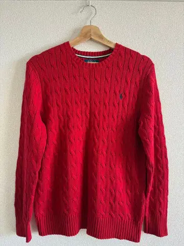[ 클리닝 완료 ] 랄프 로렌 케이블 니트
