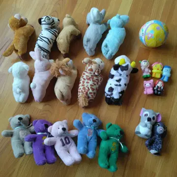 동물 봉제 인형 완구 커튼 태슬 외