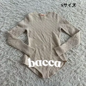 bacca 베이지 케이블 니트 S 사이즈 바디수트