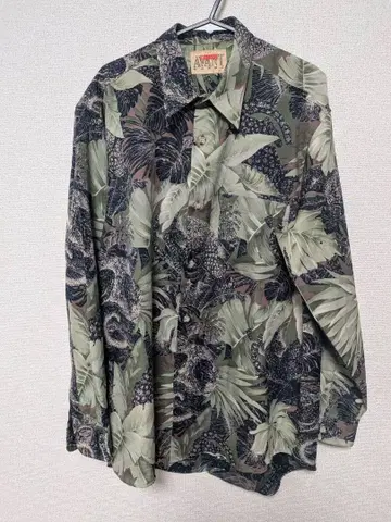 AVANTHOMME 꽃무늬 셔츠 폴리에스테르 M