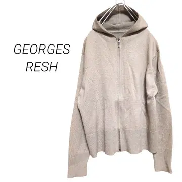 [ 조르주 레쉬 ] 니트 후드티 풀 집업 후디 그레이지 S