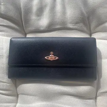 [ VIVIAN ] 블랙 장지갑 레드 내부