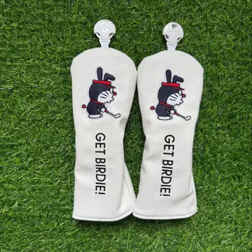 새상품 2세트 도라에몽 골프클럽헤드커버 UT+UT 화이트