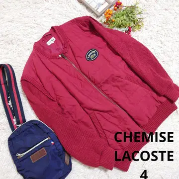 [ CHEMISE LACOSTE ] 이소재 점퍼 ( XL ) 다크 레드