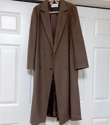 프레이 아이디 울 캐시미어 체스터 코트 브라운 코트