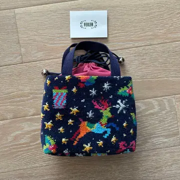 FEILER 크리스마스 패턴 핸드백
