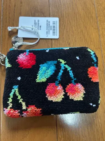 페이러 체리 도트 키앤 카드 파우치