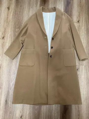 여성용 롱 코트 카멜
