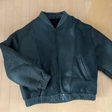 블랙 가죽 자켓