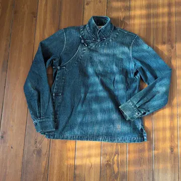 45rpm 다크 데님 긴팔 셔츠 차이나형