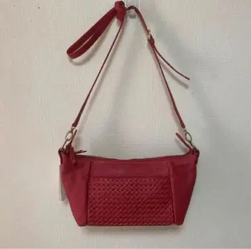 택 포함 새상품 이마이 백 totrue 숄더백 소가죽 빨간색