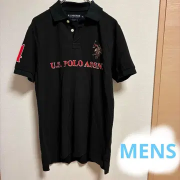 미사용 새상품 U.S. POLO ASSN. 블랙 피케 셔츠 M