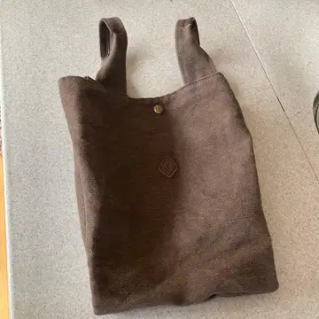 CLEDRAN 브라운 캔버스 백