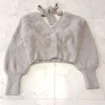 NOMAE 노마에 샤기 가디건 니트 M