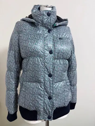 Lacoste 꽃무늬 다운 자켓 M