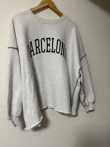 헤이리스 빅 실루엣 로고 맨투맨 상의