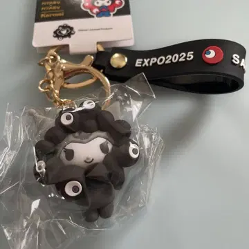 만박 미야쿠미야쿠 산리오 간사이 EXP0 블랙 미야쿠미야쿠 쿠로미짱 키링