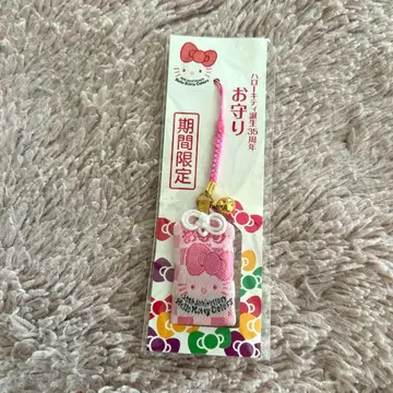 산리오 칸다묘진 x 헬로키티 헬로키티 탄생 35주년 부적 일본 한정판