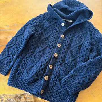 믹스얀 아테나 디자인  네이비 가디건