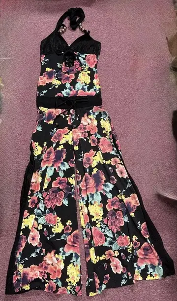 d.i.a 꽃무늬 살로펫 올인원 갸루 헤이세이 다이아