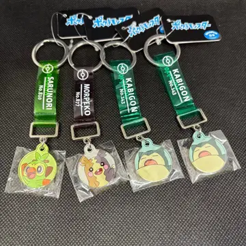 익명 우편함 배송 포켓몬스터 로고 테이프 키링 4세트